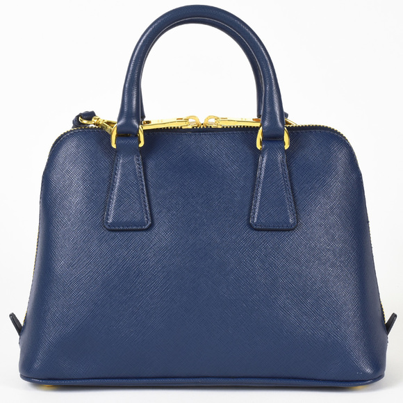 Prada Promenade Handbag 2way Saffiano Blue - Picture 3 of 7